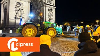 Agriculteurs en colère : blocage surprise des Champs-Élysées