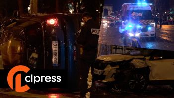 Refus d'obtempérer/Délit de fuite sur les Champs-Élysées : des blessés