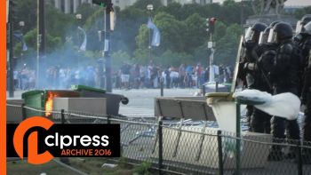 Finale de l'Euro 2016 : tensions et incidents autour de la fanzone