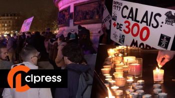Réfugiés morts à Calais : rassemblement d’hommage à Paris