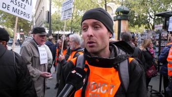 Rassemblement des kiosquiers en colère (9 novembre 2017, Paris)