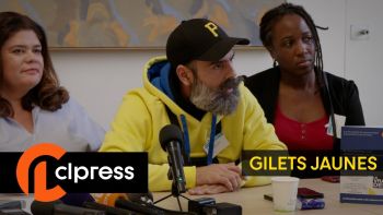 Gilets Jaunes : Conférence de presse de "La France Insoumise demande justice pour les «mutilés» de la «révolte»