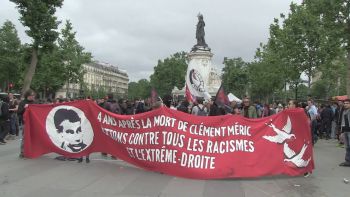 Manifestation hommage à Clément Méric