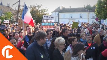 Manifestation contre l'alliance Nicolas Dupont-Aignant / FN