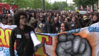 Manifestation "Front social" contre Macron