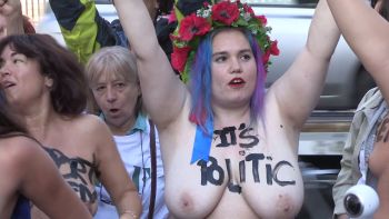 Action des FEMEN devant le tribunal de Paris