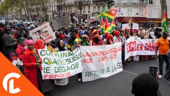 Manifestation de la communauté Togolaise 