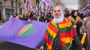 Manifestation hommage aux militantes kurdes tuées à Paris en 2013