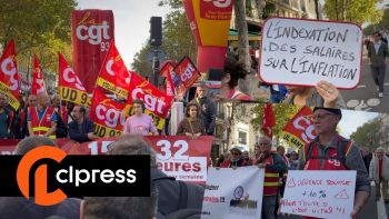 Manifestation de la CGT pour les salaires : faible participation