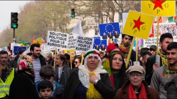 Manifestation kurde pour Afrin