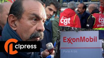 Carburants : Philippe Martinez rencontre les grévistes Esso-ExxonMobil 